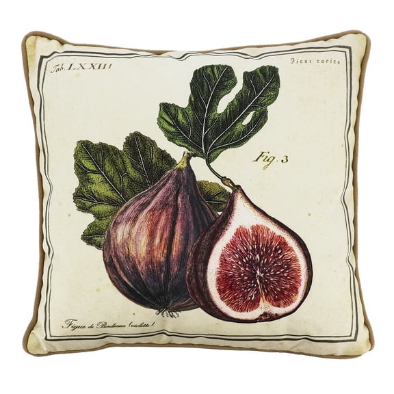 Ashland 16" Fig Pillow Purple, Green, Natural 16" x 16"