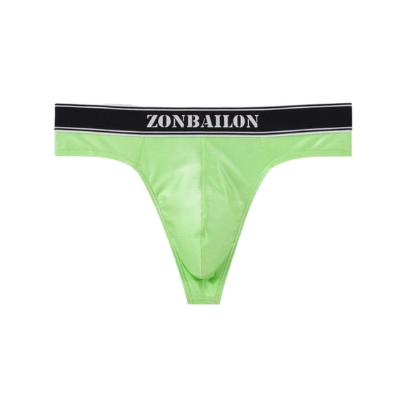 TANBOM Men's Stretchy Breathable Contoured Pouch Underwear Green 1-Pack M