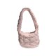 thumbnail image 5 of Bolso de hombro acolchado para mujer, tamaño mediano, tipo bollo de masa, para compras en la playa Rosa, 5 of 9