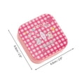 thumbnail image 3 of Unique Bargains 1 Set Contact Lens Case Cartoon Animal Lens Storage Case Rose Red, 3 of 5