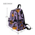 thumbnail image 3 of FORMRS School Backpack with Front Zippered Pocket 12" Student Travel Daypack, Halloween Pumpkin, 3 of 6