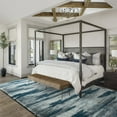 thumbnail image 7 of Ultrug Fluffy Shag Rug Bedroom Area Rugs for Living Room Nursery Plush Soft Carpet Home Decor,5'x8',Blue, 7 of 7