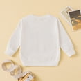 thumbnail image 4 of Zshosam Graphic Crewneck Christmas Sweatshirt Unisex Toddler Baby Girl Boy Pullover Sweatshirt Print Long Sleeve Crewneck Shirt Tops Warm Fall Winter Clothes Size 18 24 Months,(White 18-24 Months), 4 of 8