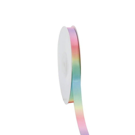 LaRibbons Pastel Rainbow Grosgrain Ribbon