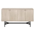 thumbnail image 6 of Evelyn&Zoe Modern/Contemporary 58" Wide Alder White Buffet Table, 6 of 7