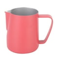 thumbnail image 3 of 600ml Stainless Steel Milk Frothing Cup Jug Pitcher Latte Art for Home Coffee Shop UseRose Red, 3 of 8