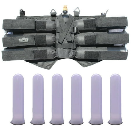 GXG Paintball 6+1 Deluxe Harness Ammo Pack & 140rd Pods