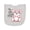 AC-Heather Grey, variant on Inktastic My 1st Easter Cuddly Pink Bunny Newborn Bib