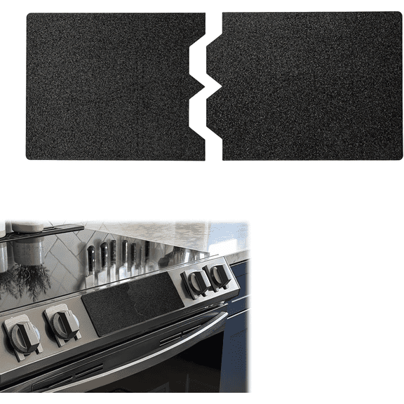 Magnetic Stove Control Safety Cover, 10.5 x 3.5 in Magnetic Cooktop Control Lock, Prevents Accidental Burner Use, Easy On/Off Magnetic Shield for Home Kitchen Safety