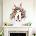 thumbnail image 6 of Nkmbld Easter Wreaths for Front Door, Easter Bunny Wreath Spring Artificial Wreath for Front Door Indoor Outdoor Wall Window Festival Decoration, 6 of 8
