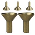 thumbnail image 1 of Cono porta incienso, 5 piezas, soporte antirreflujo, accesorios para incensario, soporte pequeño, marco base de metal, 1 of 6