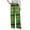 Green, variant on Wyobmus Women's Plaid Pajama Pants Casual Drawstring Athletic Pants Comfy Lounge Sleep Pj Bottoms Gray