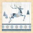thumbnail image 1 of Nordic Geo Lodge Deer III by Wild Apple Portfolio, Framed Wall Art, 13.25W x 13.25H, 1 of 2