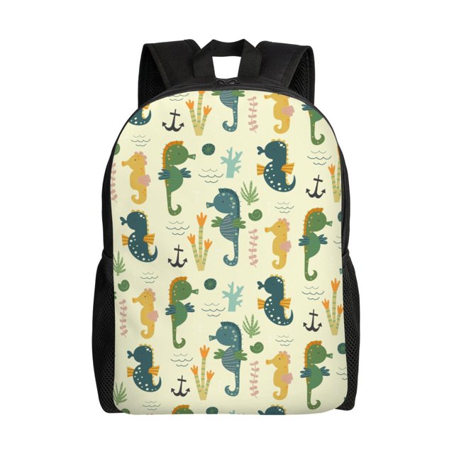 Balery Seahorse Mochila - Mochila Estilosa y Duradera para Laptop de 15 Pulgadas con Tela Oxford Impermeable