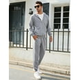 thumbnail image 5 of Yesfashion Men's Tracksuit 2 Pieces Set Hoodie Sweatsuits Full Zip Athletic Jogging Suits Long Sleeve Casual Sports Outfits, 5 of 7