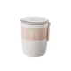 thumbnail image 1 of Taza de desayuno Injueey Con cuchara plástico portátil impermeable 620ml, 1 of 6