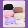 thumbnail image 5 of Large Capacity Multi Compartment Aesthetic Pencil Case For Teens And Adults With Bag Pouch Organizer For Office Supplies (Coffee), 5 of 5