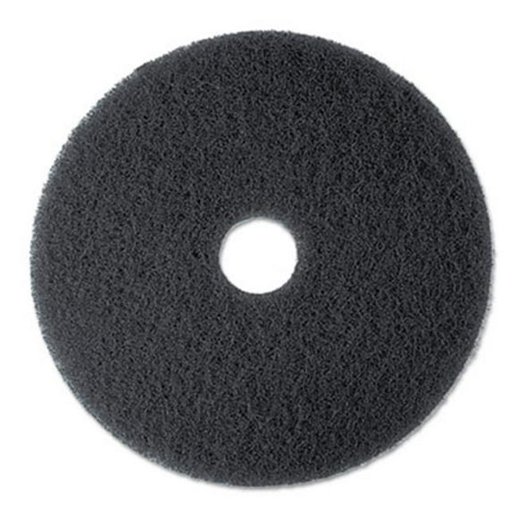 High Productivity Floor Pad 7300 17 in. Black 5 Pads-Carton