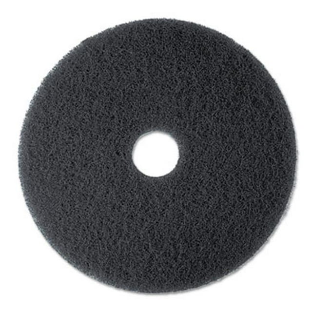 High Productivity Floor Pad 7300 17 in. Black 5 Pads-Carton