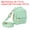 Light Green, variant on Uxcell Mini Backpack Cute Cosmetic Bag for Women, PU Leather Crossbody Bag with Lanyard Blue