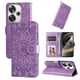 thumbnail image 3 of Funda tipo cartera GANGXUN para Xiaomi Poco F6 , diseño girasol, cuero PU, soporte, cierre magnético, tarjetero, 3 of 5