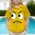 thumbnail image 6 of Piuwrlz 14 Years Boys Short polo Sleeve Teen Funny Graphic Shirts Tops Pocket Pullover T Shirts Yellow Size 14 Years, 6 of 9