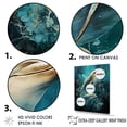 thumbnail image 3 of Designart "Harmonious Aquatic Dolphins" Animals Dolphin Wall Art Prints, 3 of 7
