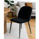 thumbnail image 3 of SILLA LUCY VELVET NEGRA, 3 of 4
