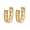 B, variant on Gold Hoop Earrings for Women Hypoallergenic Piercing Ear Gold Plated with Cubic Zirconia Infinity Huggie Hoop Earring Jewellery Gifts