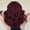 Black Mixed Wine Red, variant on Veally Short Wavy Bob Wigs with Bangs for Women Black Mixed Brown Short Wavy Bob Curly Wig Synthetic Heat Resistant Bob Wig