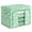 green, variant on Floral Oxford Fabric Storage Box with Clear Window, Steel Frame, 19.69 x 15.75 x 15.75 in