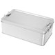 thumbnail image 1 of Caja de hojalata vintage para guardar galletas, de metal, para bodas, rectangular, hermética, para dulces, galletas y café, 1 of 8