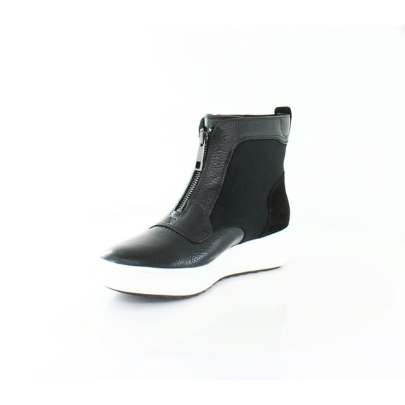 Naturalizer Womens Tisha Leather Ankle Booties Black 7M