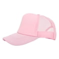 thumbnail image 2 of DuoJiaJ Trucker Hat for Men Women, Outdoor Solid Color Embroidered Sunscreen Mesh Cap Pink M, 2 of 4
