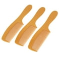 thumbnail image 1 of Unique Bargains 7.5' Length Brown Plastic Wide Teeth Hair Combs for Ladies Girls, 1 of 1
