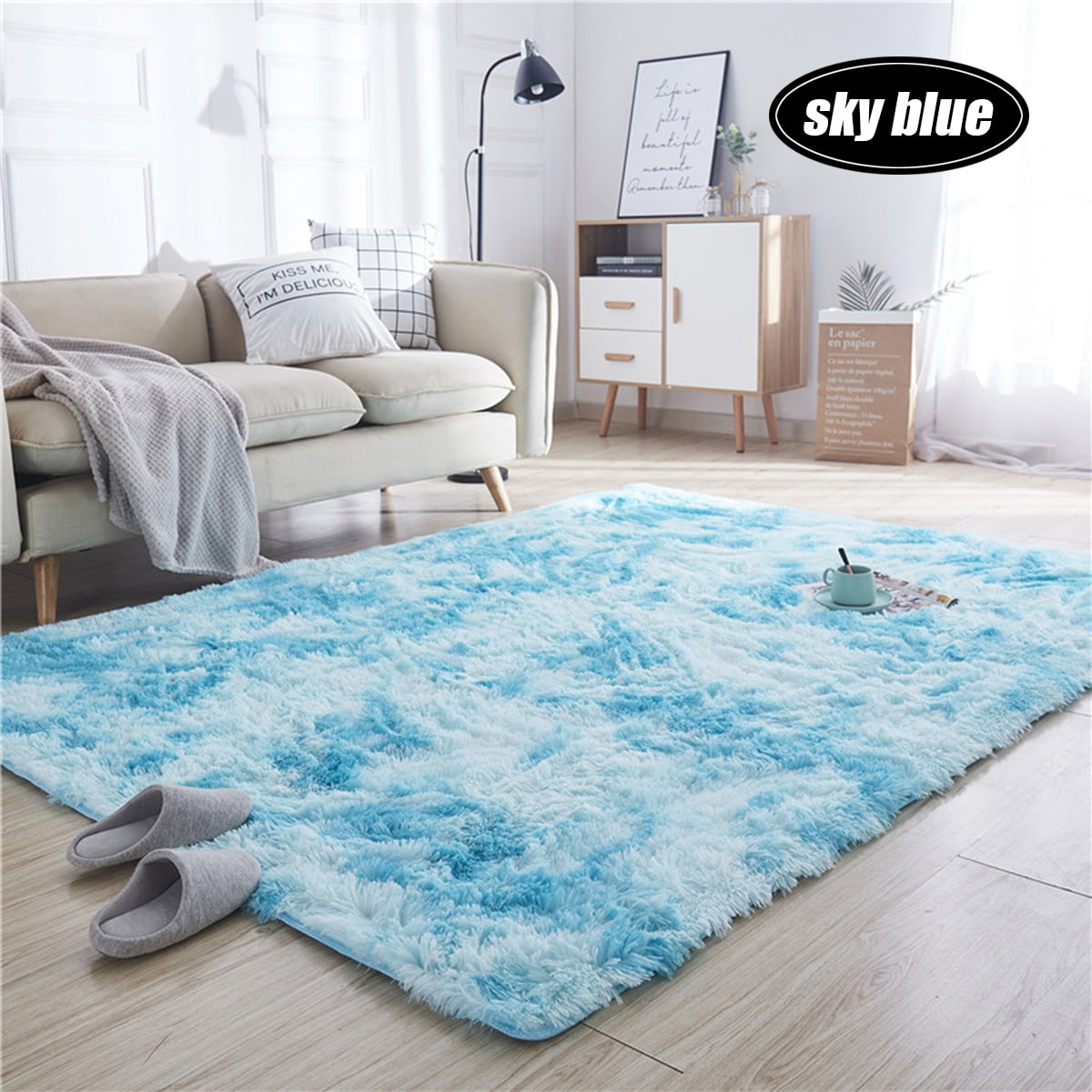 Rectangle Ultra Soft Area Rugs Fluffy Carpets For Bedroom Living Room Shaggy Floor Rug Home Decor Mats 39 3 X62 9 39 3 X78 7 47 2 78 7 7 Colors Walmart Canada