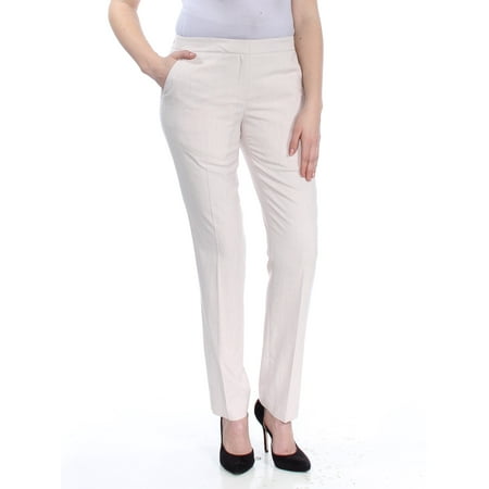 TOMMY HILFIGER $89 Womens New 1303 Pink Striped Slim Fit Pants 8 B+B