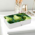 thumbnail image 6 of Pear Elegant Jewelry Box Organizer with Removable Compartment and Earring Holder - Portable PU Leather Storage Case, 6 of 6