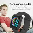thumbnail image 2 of YSTINNG 1.4inch Smart Watch 150mAh Step Counter Alarm Incoming Message Alert Sports Mode Waterproof Fitness Watch for IOS 9.0 for Android 5.0 Smartphone B311-2706, 2 of 8