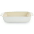 thumbnail image 2 of Crockpot Artisan 4 Quart Rectangular Stoneware Bake Pan in Cream, 2 of 5
