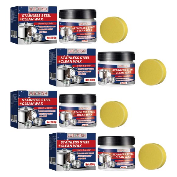 Stainless Steel Scratch Remover for Appliances, 2025 New Multi-purpose Stainless Steel Scratch Remover Paste, Eco-Friendly Scratch Removal for Fridge, Oven, and Washer