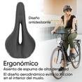 thumbnail image 4 of Asiento para bicicleta 270 x 150mm antiprostatico negro TL-2006 Teide, 4 of 7