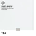 thumbnail image 5 of VIGO Elan 56 to 60 in. W x 74 in. H Sliding Frameless Shower Door in Stainless Steel with 3/8 in. (10mm) Frosted Glass, 5 of 13