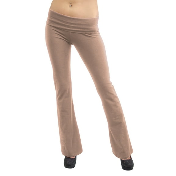 Vivian's Fashions Yoga Pants - Full Length (Junior and Junior Plus Sizes)