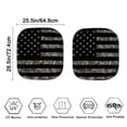 thumbnail image 4 of Binienty American Flag Car Windshield Sun Shades Foldable Green Camo Car Reflective Sun Shade UV Protection Sun Blocker Patriotic Automotive Sunvisor Protector Universal Fit, 4 of 7