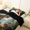 thumbnail image 4 of Erosebridal Tyrannosaurus Rex Pterosauria Twin Comforter Sets, Triceratops Dinosaur Bedding Set, 4 of 6