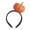 Orange, variant on "Novelty 3D Fruit Headband with Cute Design, Soft Padded Band, Secure Hold for All Hair Types, Ideal for Halloween, Birthdays, and Theme Events - Red"
