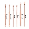 thumbnail image 2 of Stainless Steel Ear Scoop 6 Pieces/Set, Rotary Ear Scoop Set, 2 of 5