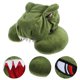 thumbnail image 2 of FELTECHELECTR Almohada de cuello con capucha de dinosaurio, peluche de dibujos animados, almohada de viaje, muñeco de peluche para niños y adultos., 2 of 7