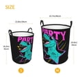 thumbnail image 3 of Balery Rex Dinosaur With Sunglasses Cesta de ropa redonda con asas, impermeable, independiente, para ropa, juguetes, dormitorio y familia-Medium, 3 of 6